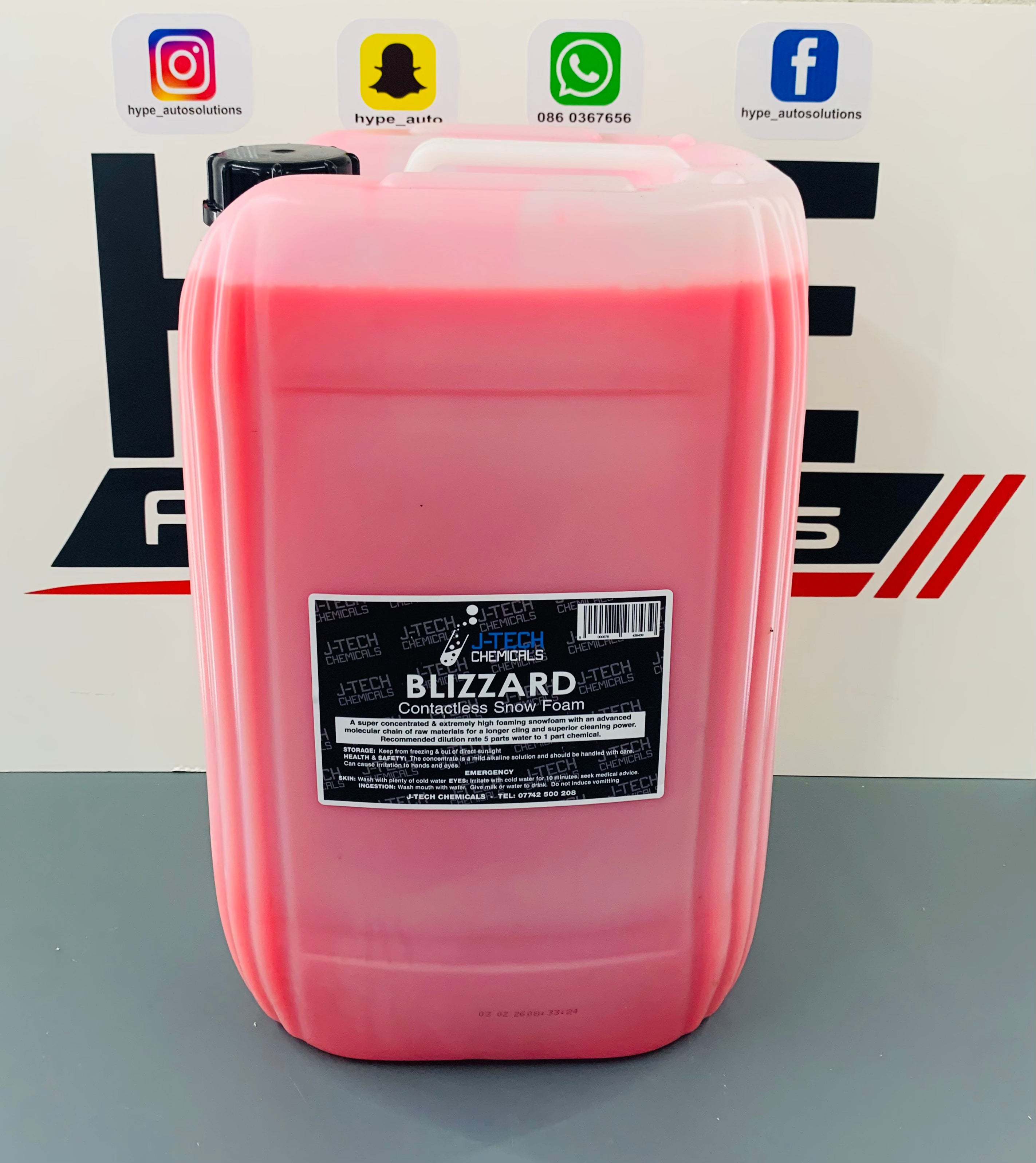 Blizzard contactless snow foam 20 Litre
