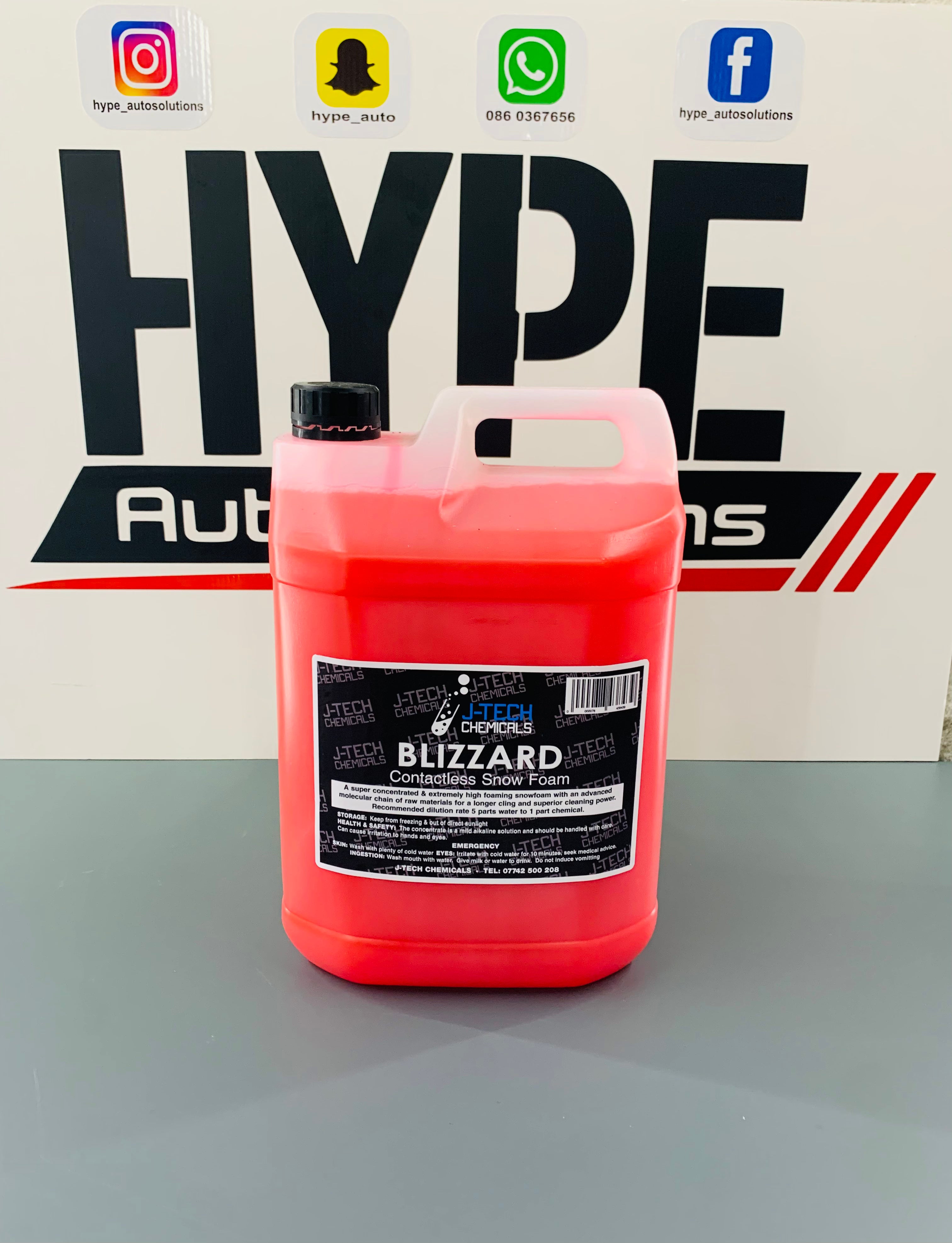 Blizzard contactless snow foam 5 Litre