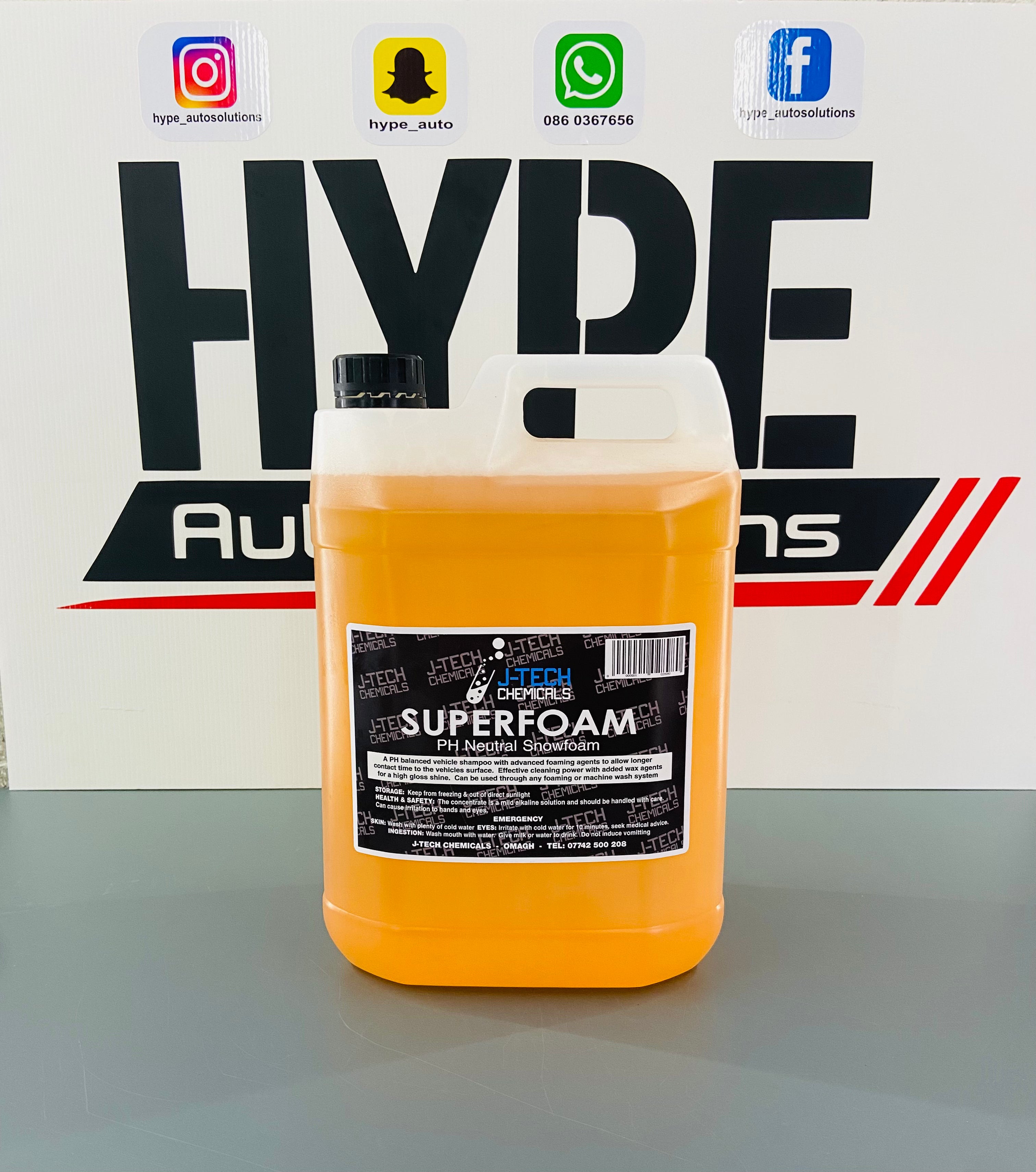 Super foam – PH Neutral Snow foam Shampoo 5 litre