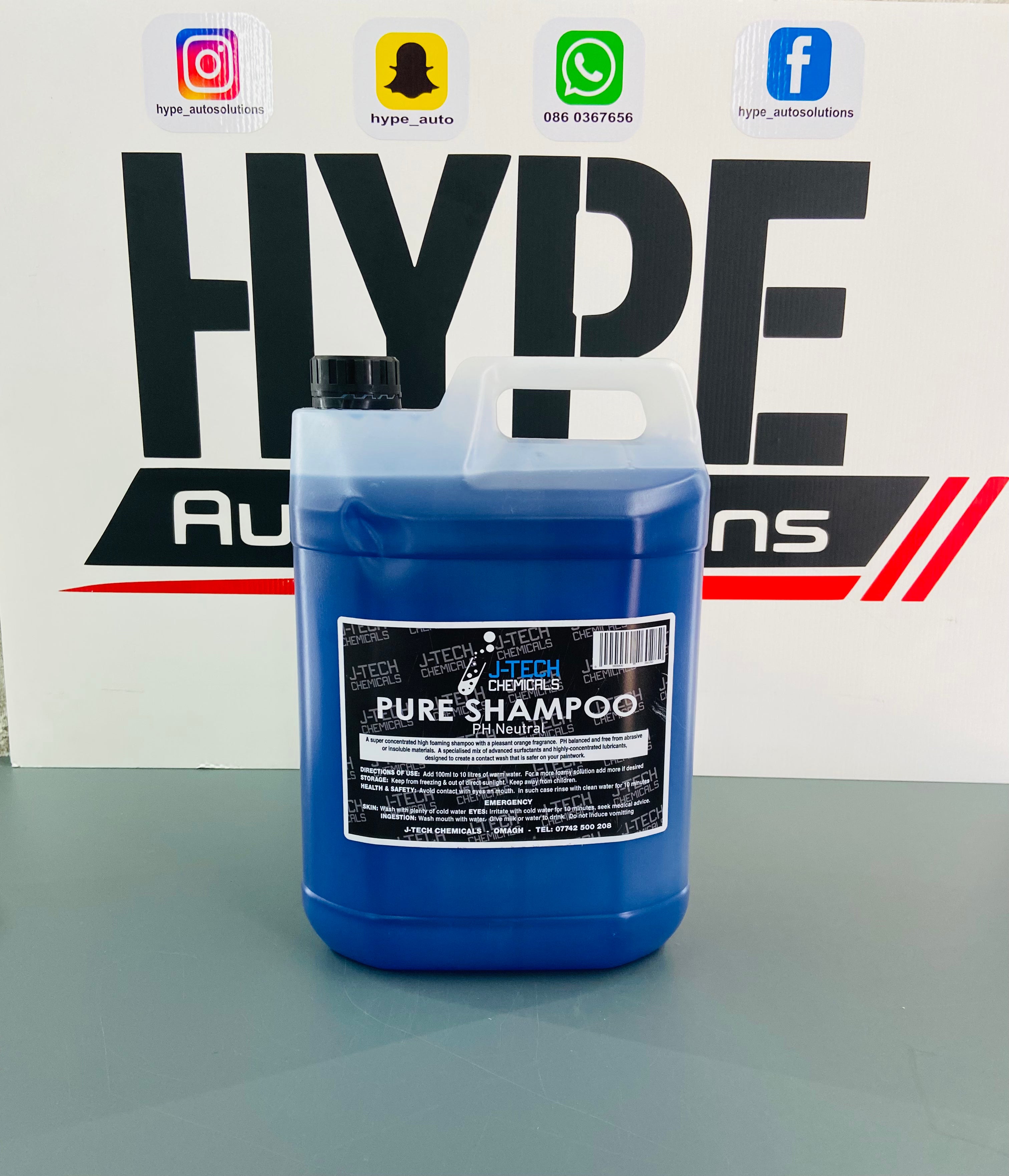 Pure Shampoo PH Neutral 5 Litre