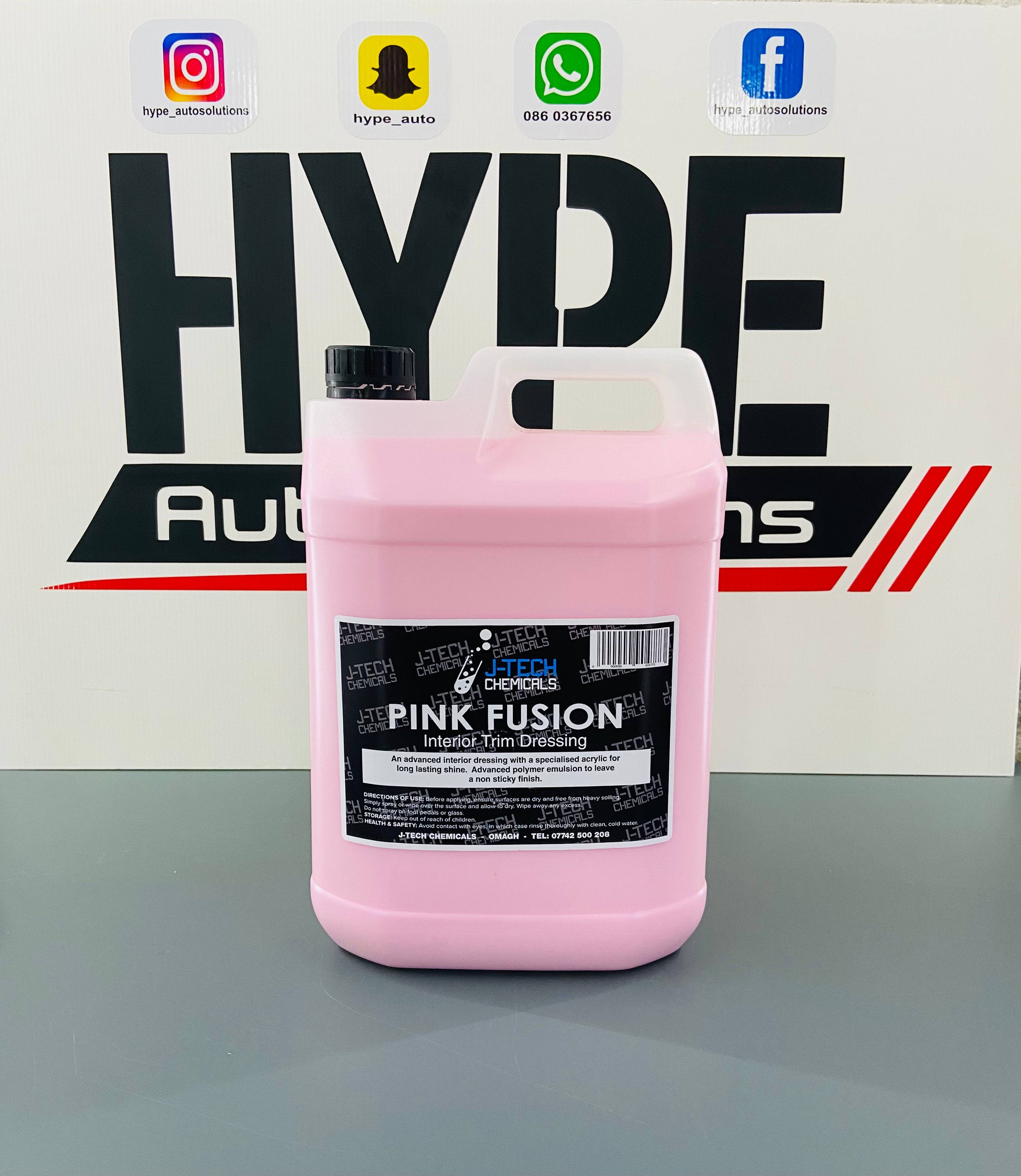 Pink Fusion – Interior Trim Dressing 5 Litre