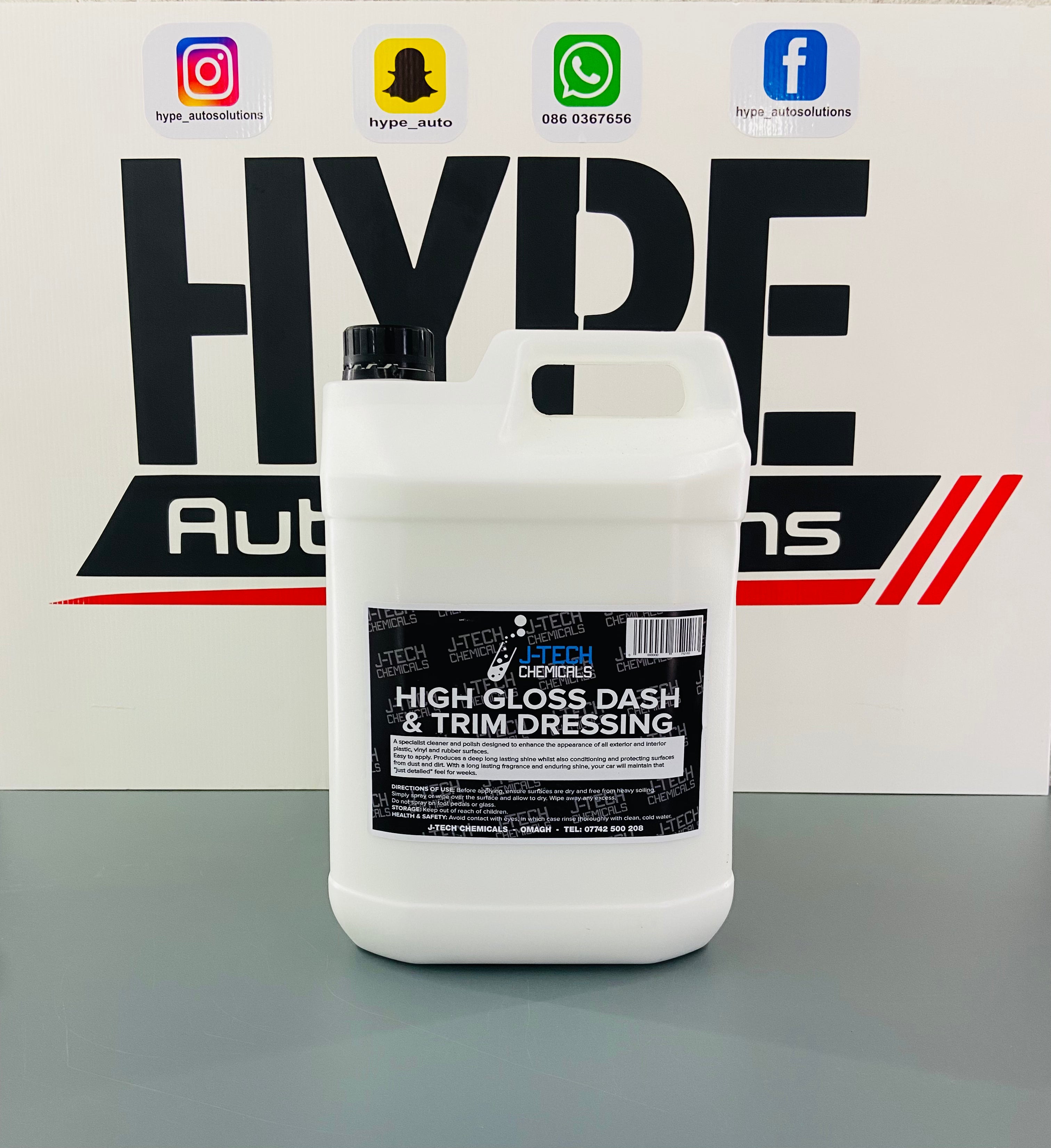 High Gloss Dash & Trim Dressing 5 Litre