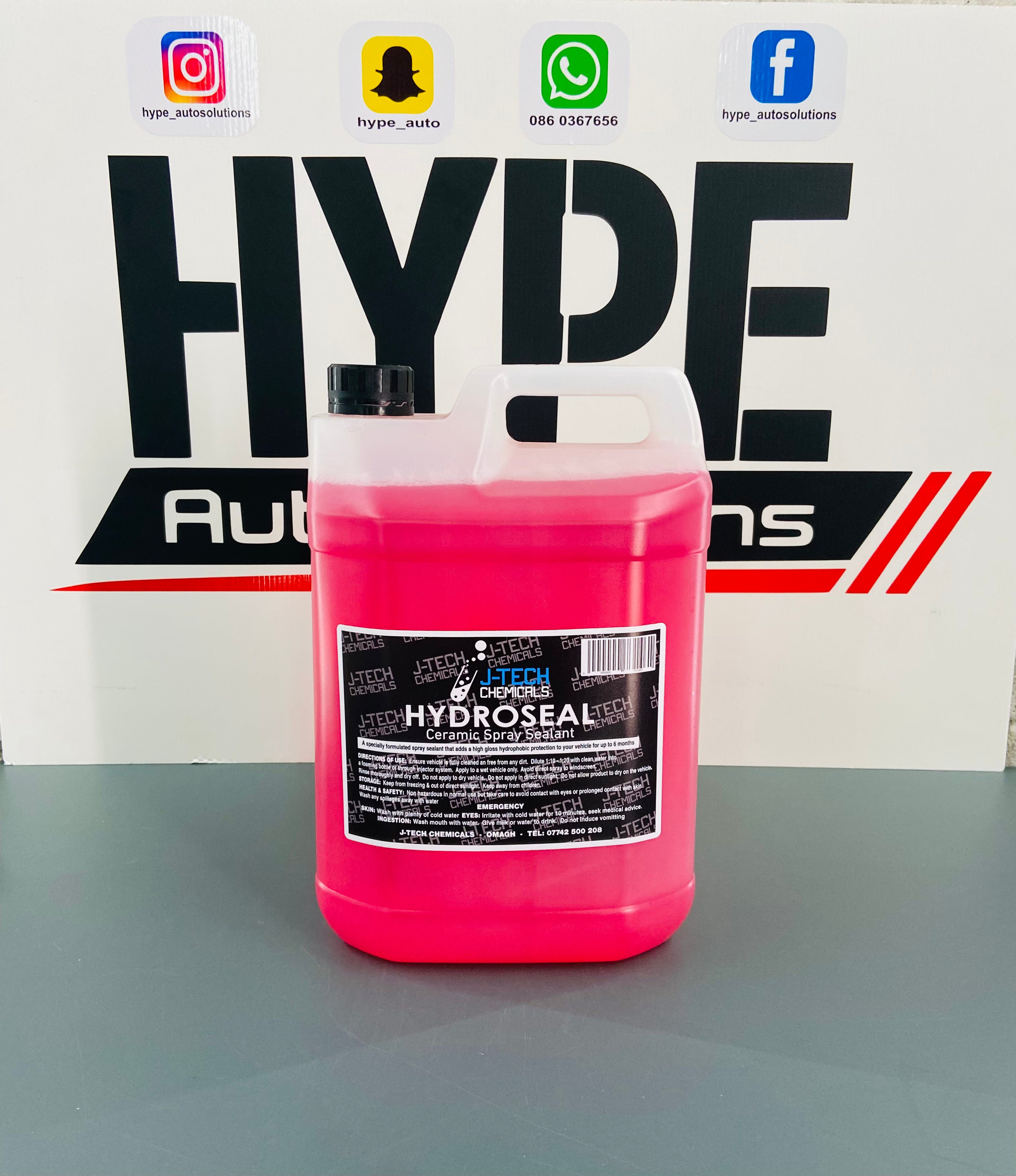 Hydroseal Ceramic spray sealant 5 Litre